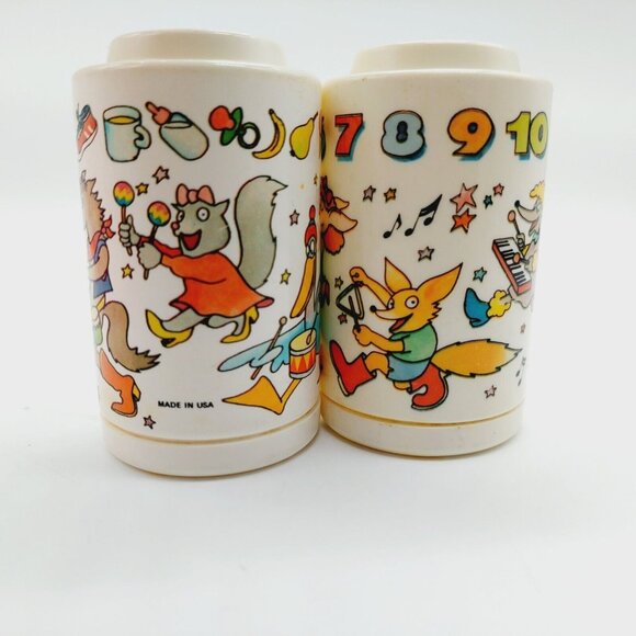 Vintage Johnson & Johnson Rhythm Roller Rattles Toddler Play Toys Lot Of 2 - Picture 4 of 8